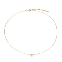 Round Dot Necklace - seol-gold