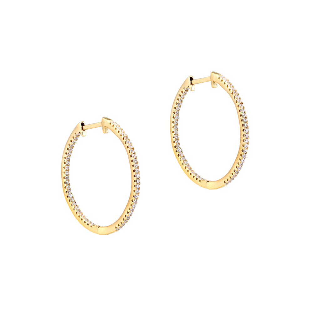 Hoop Earrings & Seol + Gold