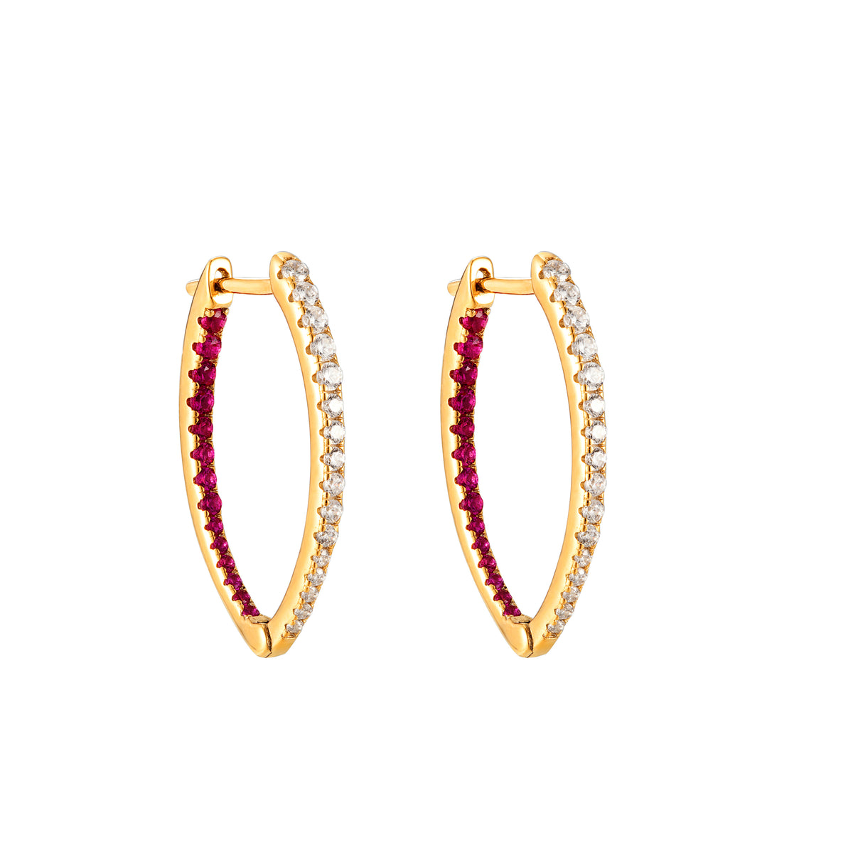 pave hoop - seol gold